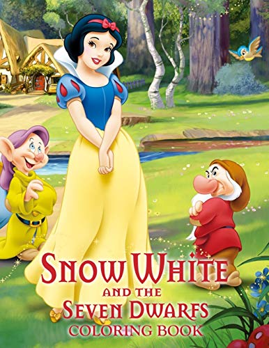 Snow white and the seven dwarfs coloring book coloring book for kids and adults by linda desperada
