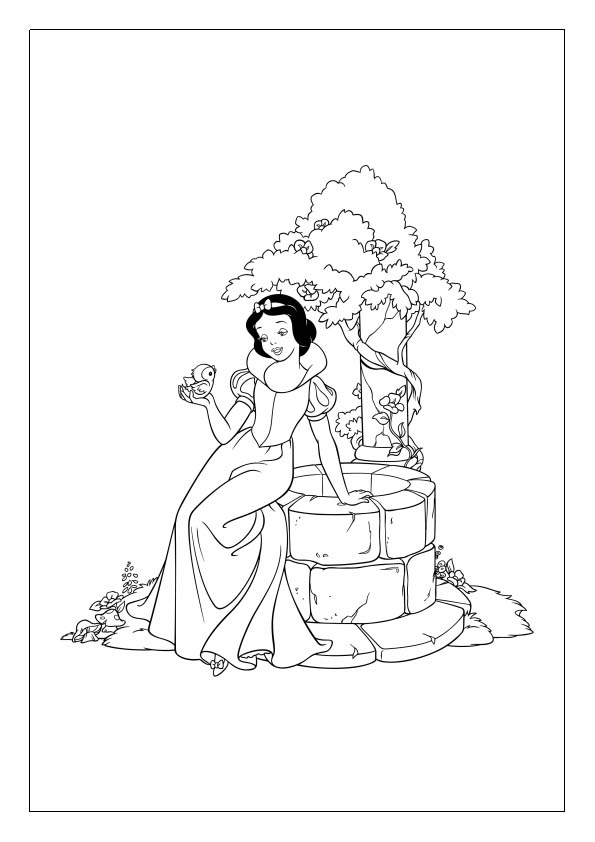 Snow white coloring pages printable coloring sheets