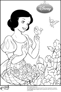 Disney princess snow white coloring pages team colors