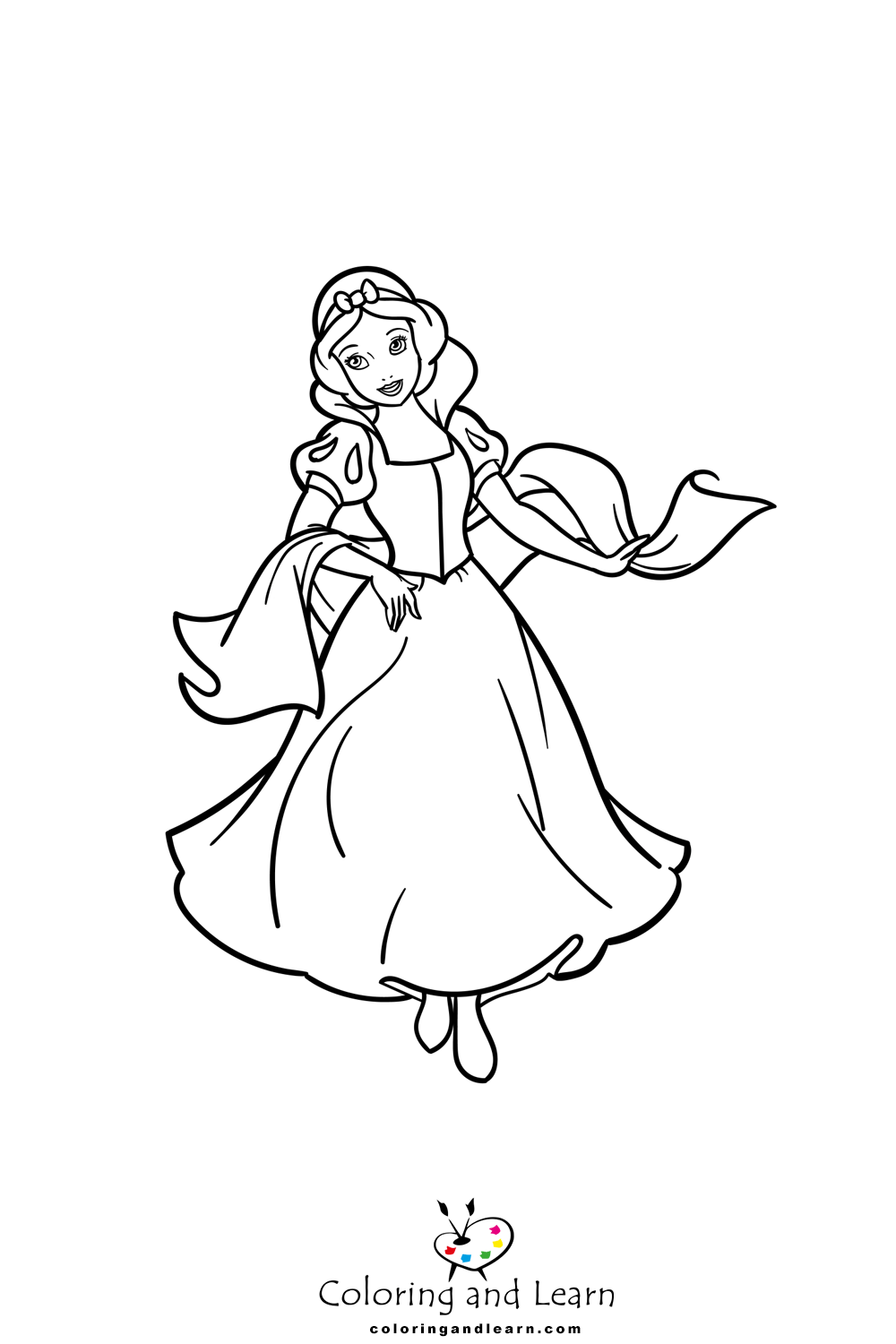 Snow white coloring pages