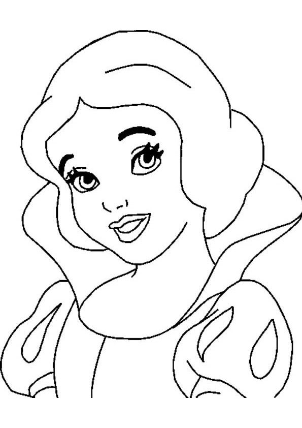 Snow white coloring pages easy for kids snow white coloring pages disney princess coloring pages snow white drawing