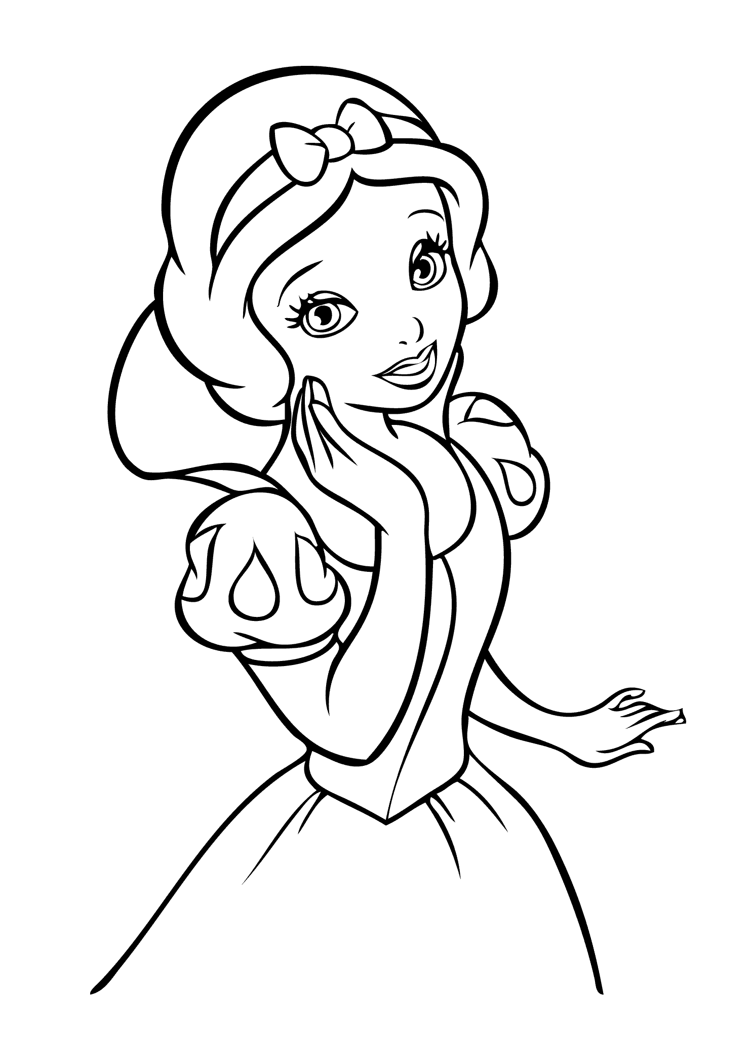 Princesse snow white coloring page for girls printable princess coloring pages snow white coloring pages disney coloring sheets