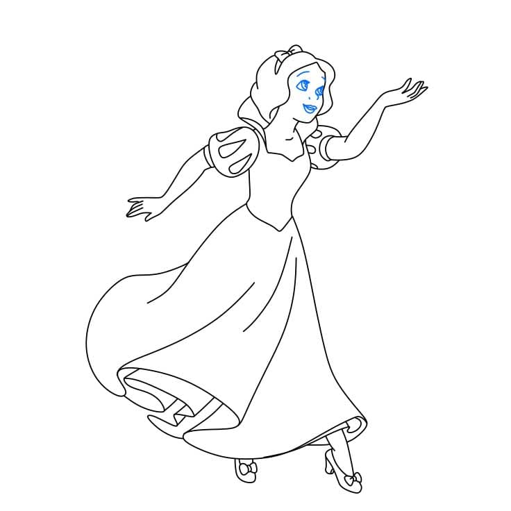 Snow white drawing tutorial