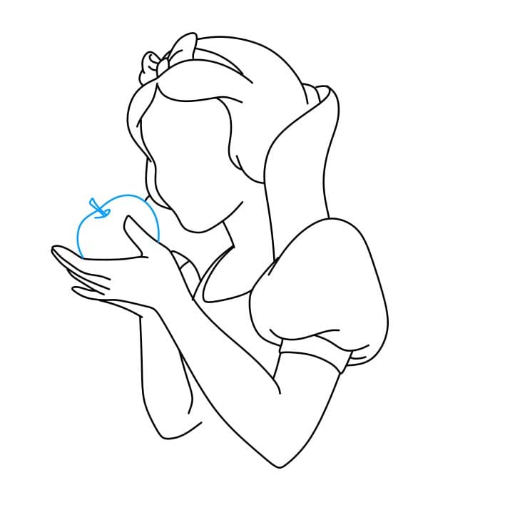Snow white drawing tutorial