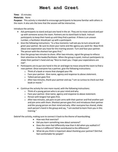 Snowball icebreaker pdf