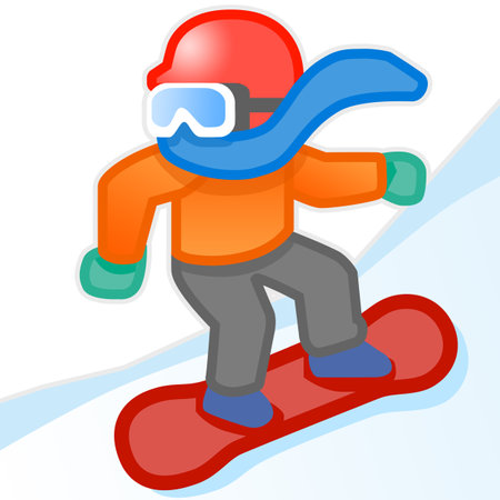 Snowboard close up stock vector illustration and royalty free snowboard close up clipart