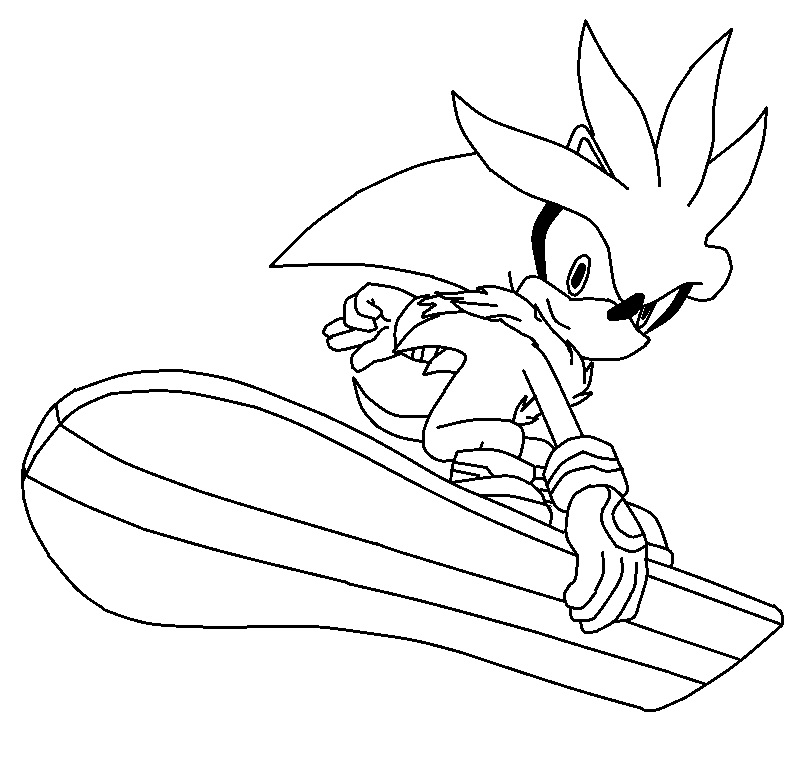 Posted silver coloring page snowboard by thewritinggamer on