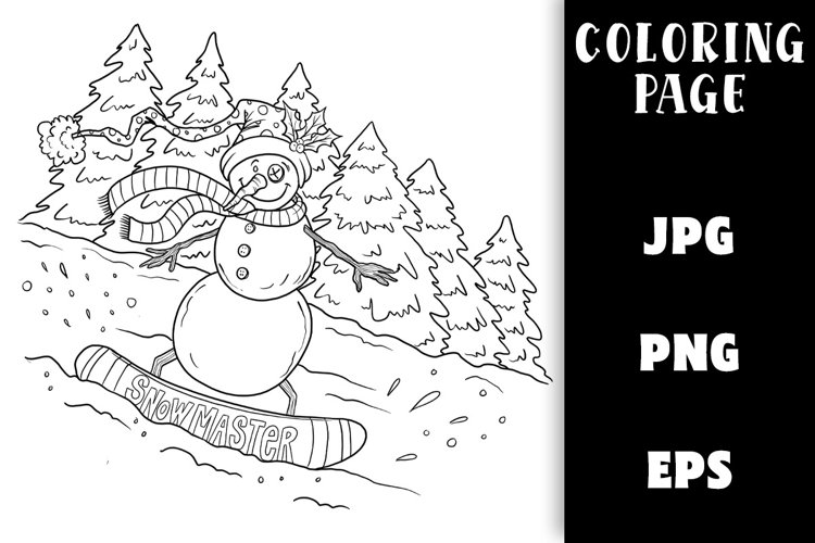 Christmas coloring page