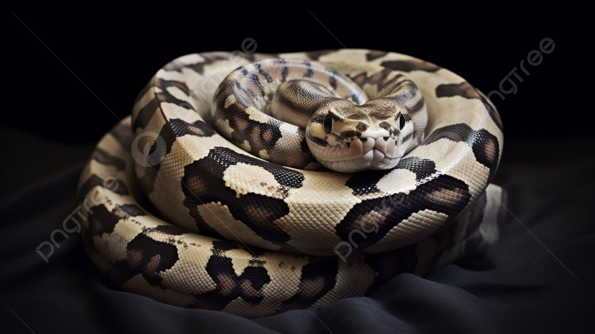 Ball python is laying on black black background ball python wrapped around neck hd photography photo snake background image and wallpaper for free download