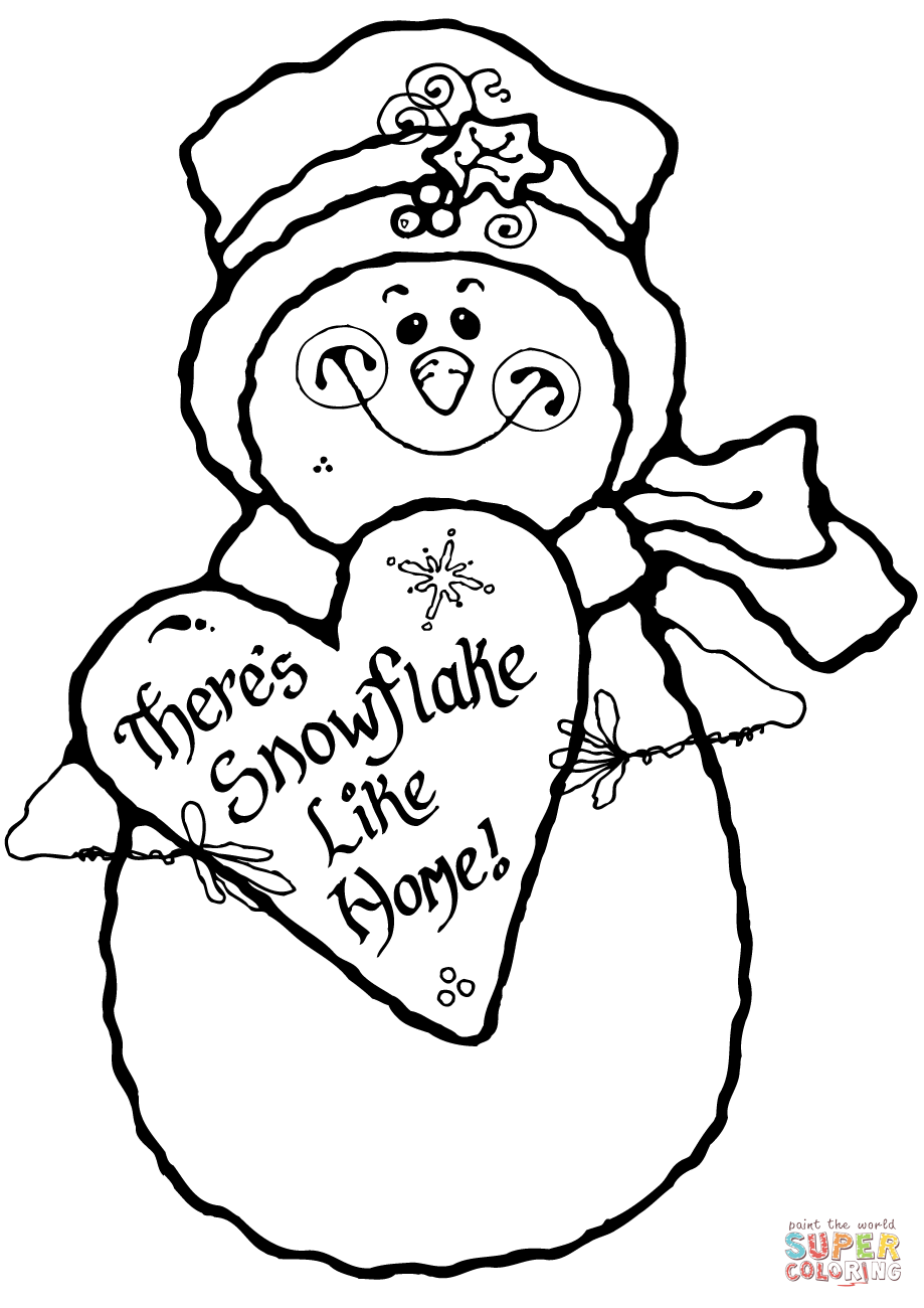 Theres snowflake like home coloring page free printable coloring pages
