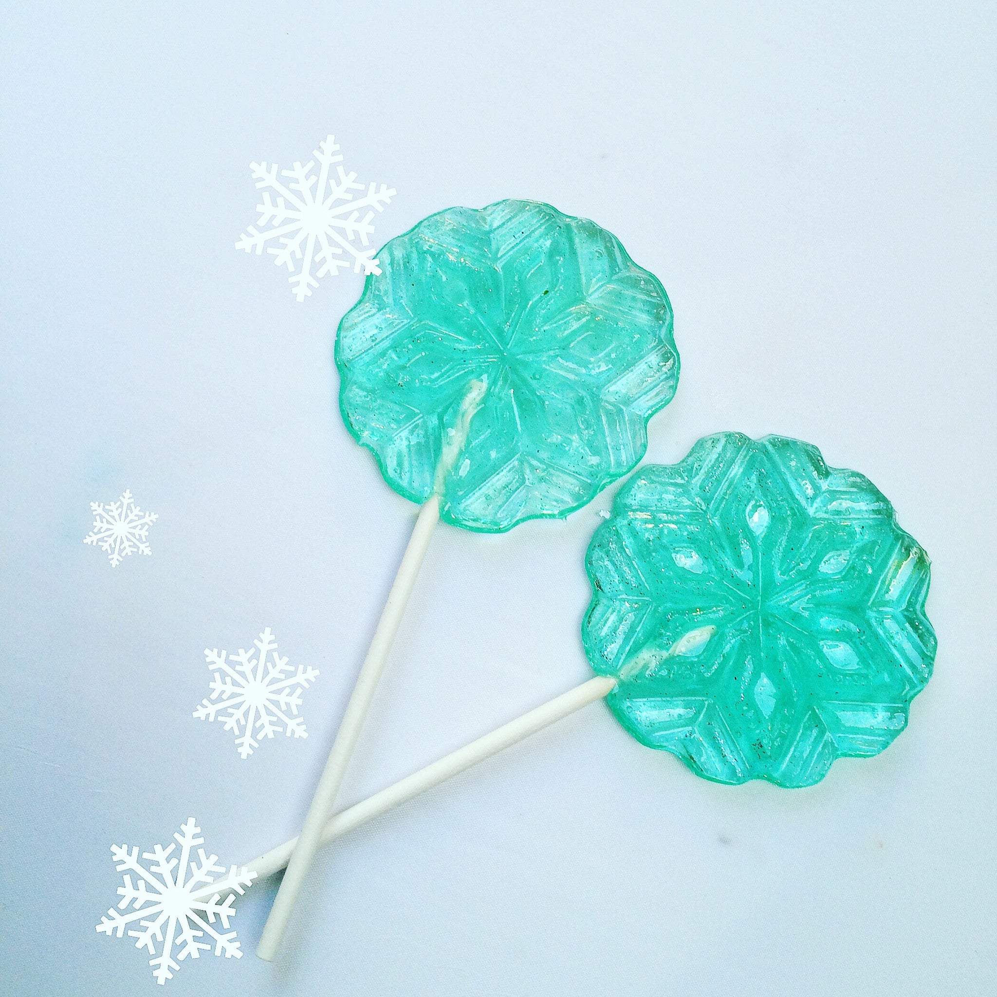 Snowflake wand lollipops â willow boo