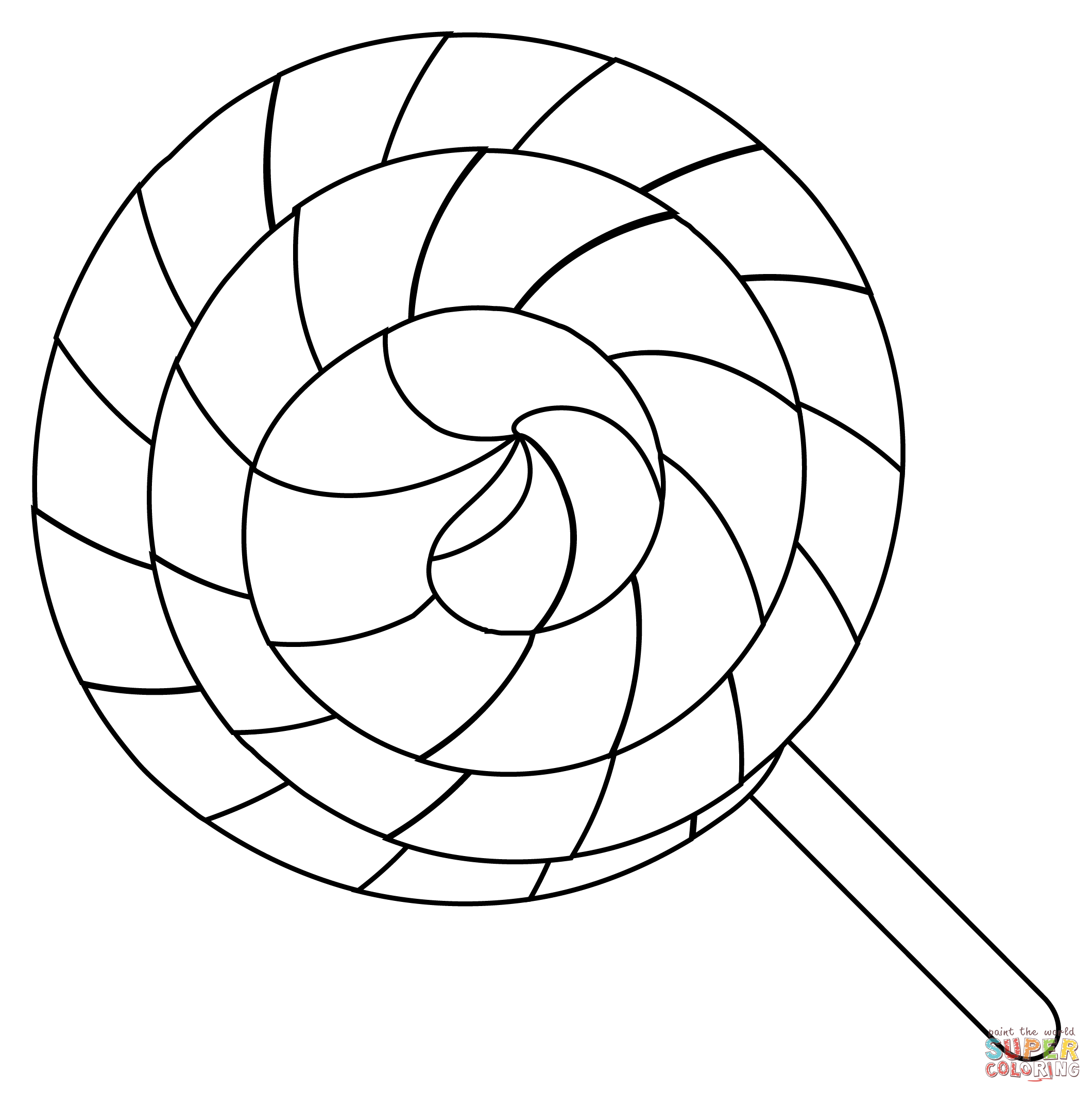 Lollipop coloring page free printable coloring pages