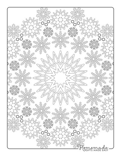 Best snowflake coloring pages free snowflake templates snowflake coloring pages mandala coloring pages christmas coloring sheets