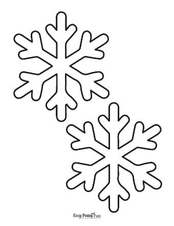 Free printable snowflake templates
