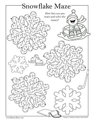 Free winter themed mazes and activity pages for kids snowma maze snowflakes hot chocolate iâ winter crafts for kids christmas classroom christmas worksheets
