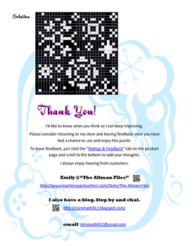 Holiday picture logic puzzle color by number by the allman files