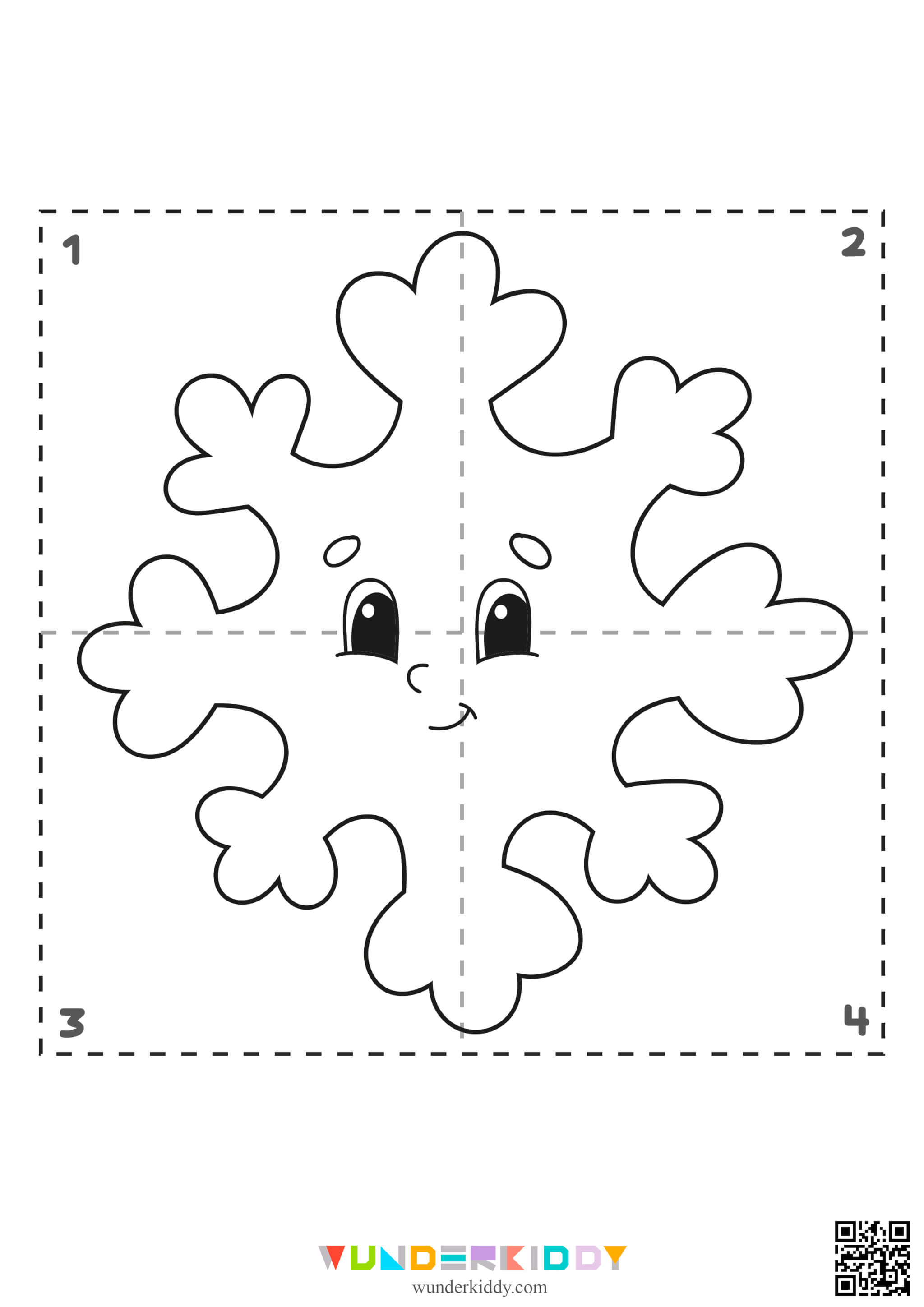 Coloring pages for preschoolers of all ages new years puzzle