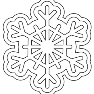 Snowflake coloring pages printable for free download