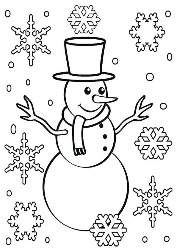 Coloring pages snow flake coloring page