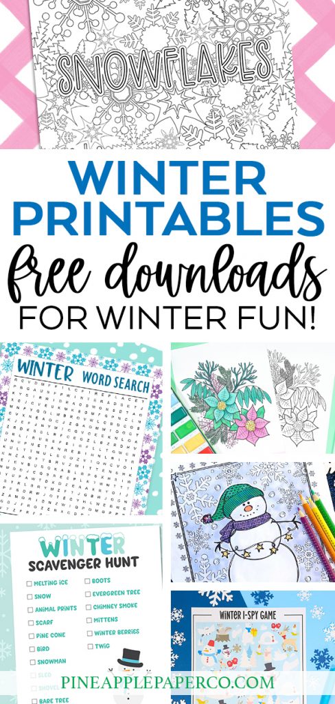 Printable snowflake coloring sheet