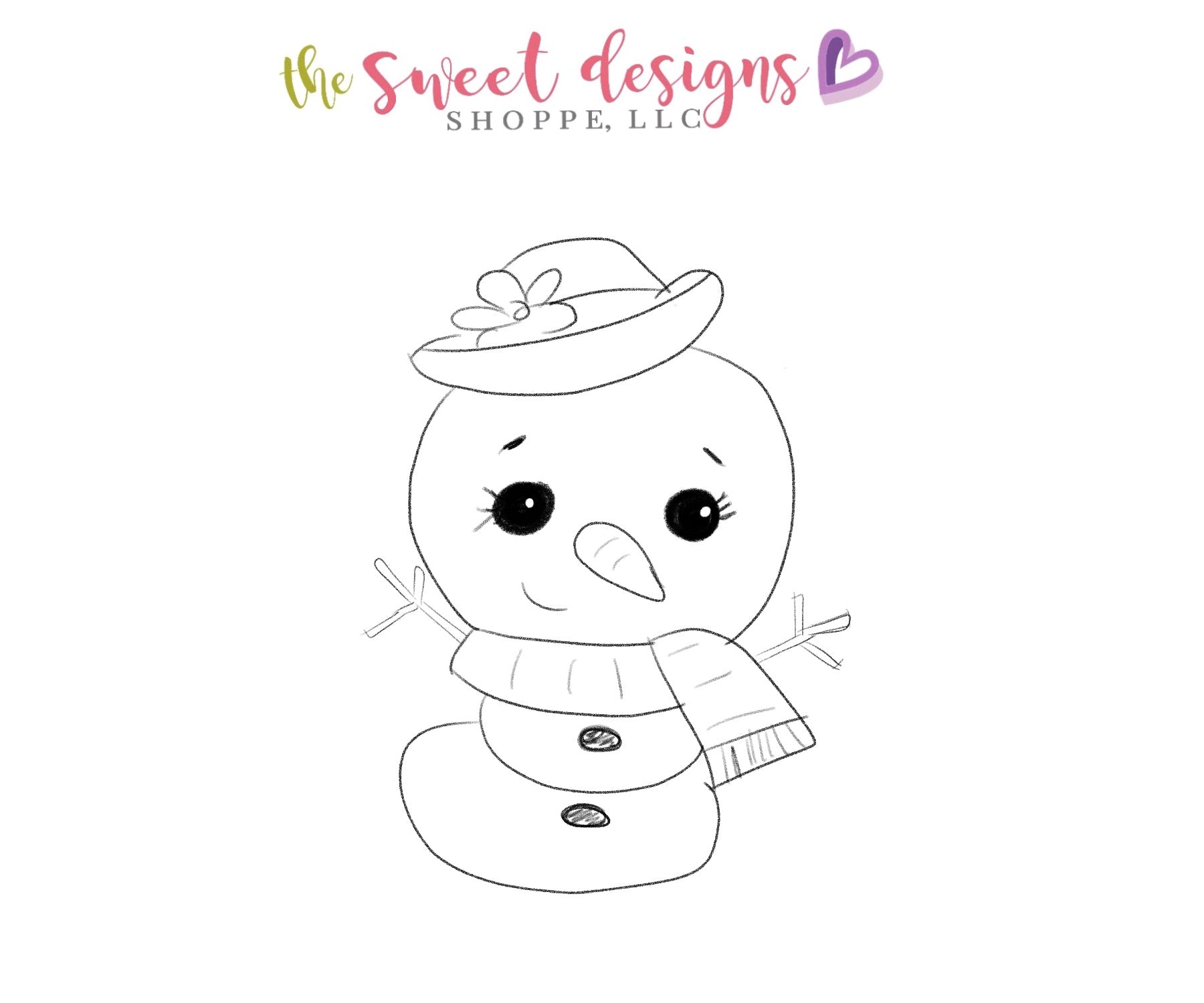 Cute snowgirl v