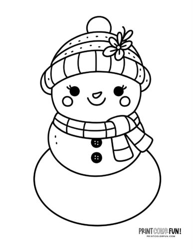 Cool snowman coloring pages plus snowman word search mazes to chill out with at