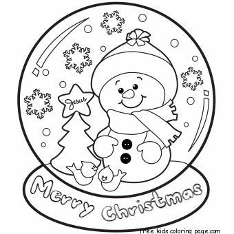 Christmas snow globe whit snowman coloring pages by madge christmas coloring sheets snowman coloring pages christmas snow globes