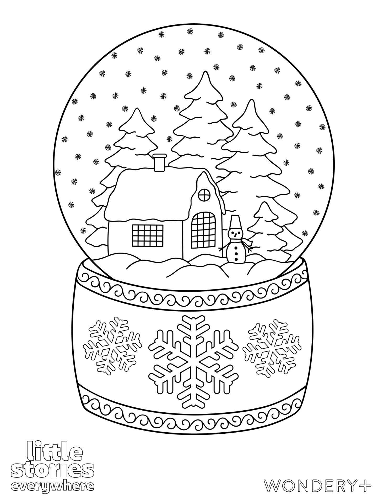 Little stories everywhere coloring pages