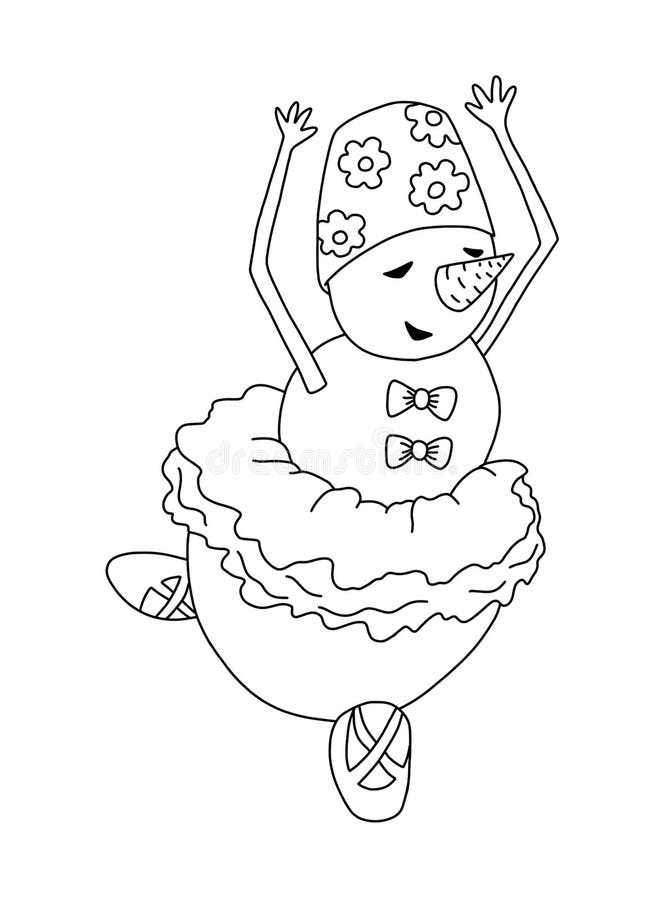 Ballet dancer snowman stock illustrations â ballet dancer snowman stock illustrations vectors clipart