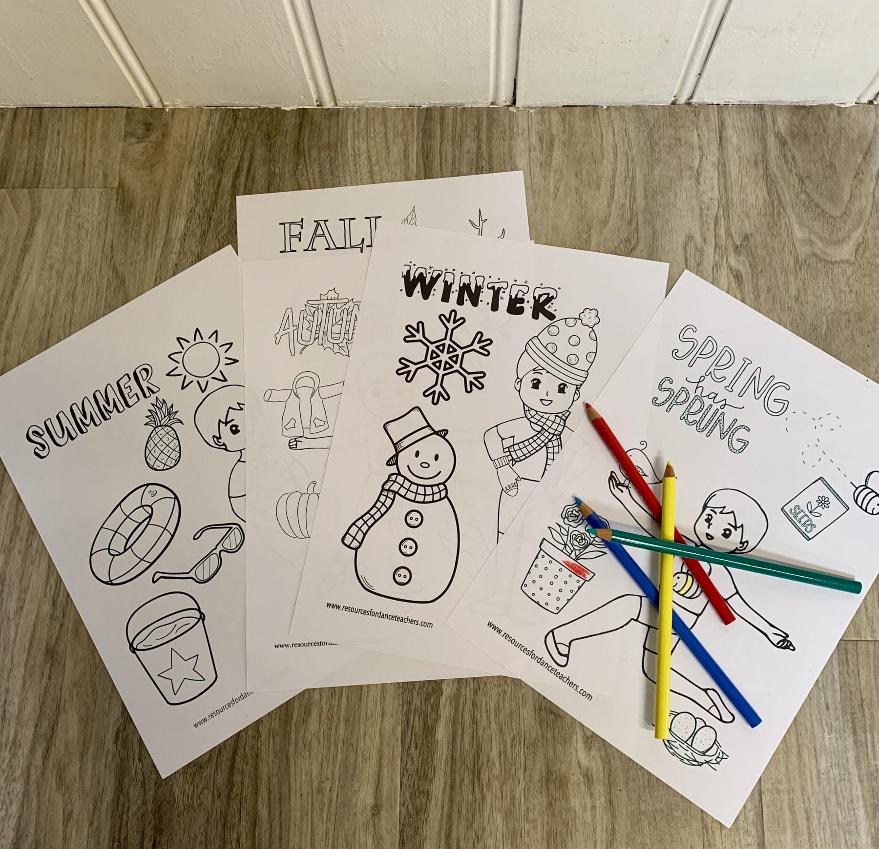 Girls and boys preschool ballet coloring pages seasonal and holiday