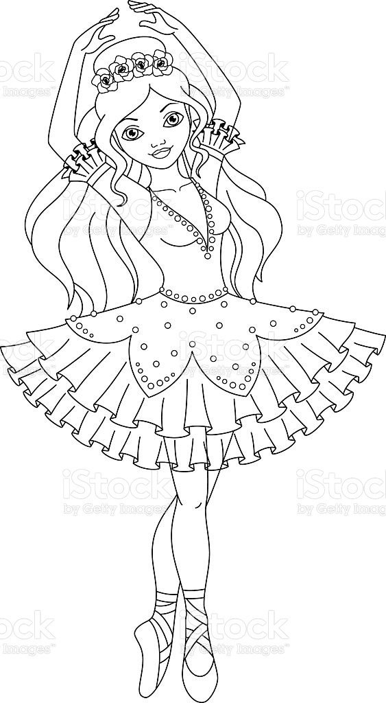 Ballerina coloring pages printable for free download