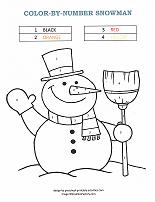 Color by number coloring pages