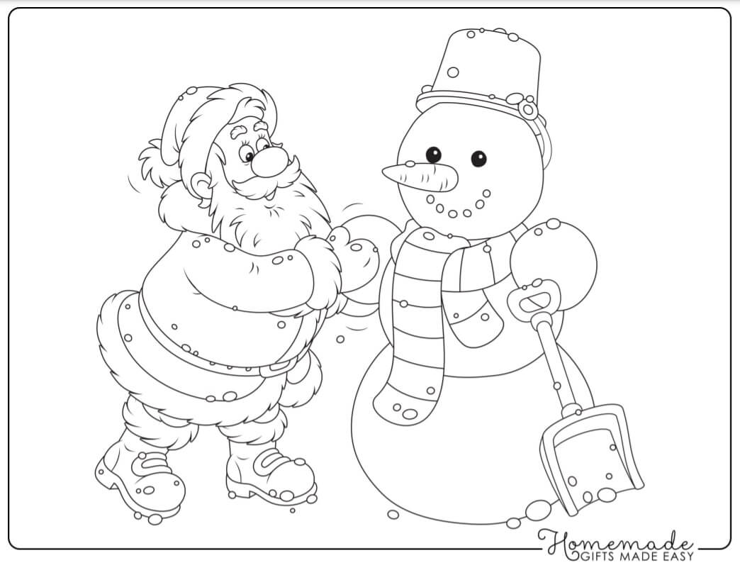 Printable snowman coloring pages anyone can enjoy
