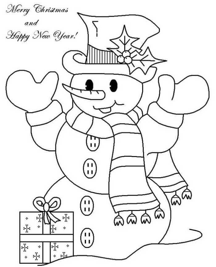 Printable new year coloring pages pdf