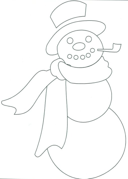 Snowman block