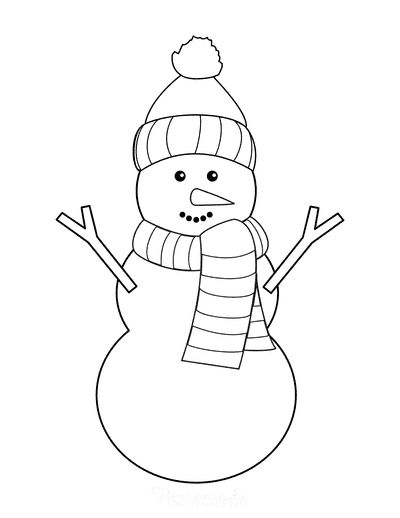 Free printable snowman templates for crafts snowman coloring pages printable snowman snowman outline