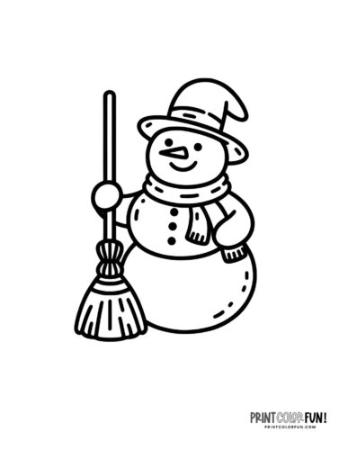 Cool snowman coloring pages plus snowman word search mazes to chill out with at