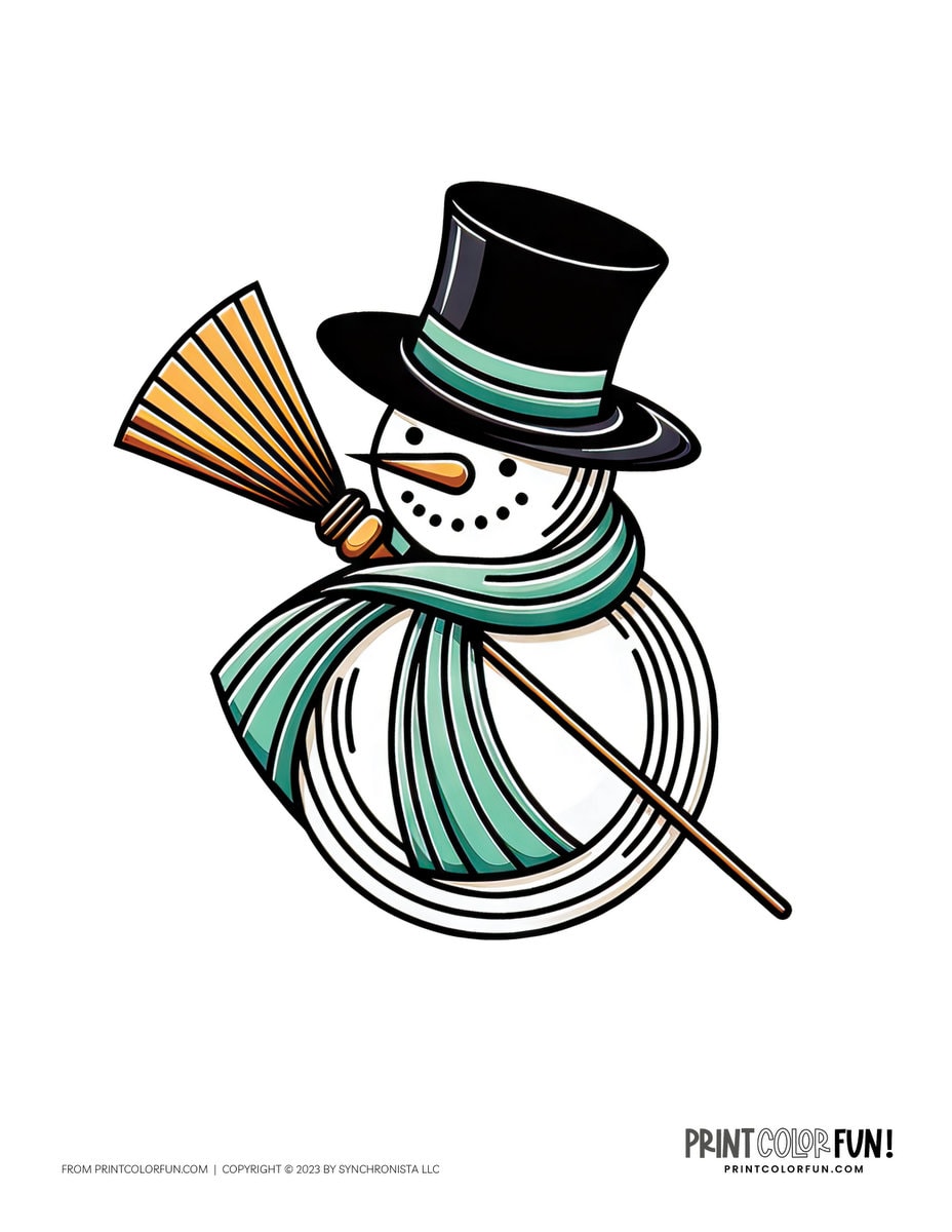 Cool snowman coloring pages plus snowman word search mazes to chill out with at