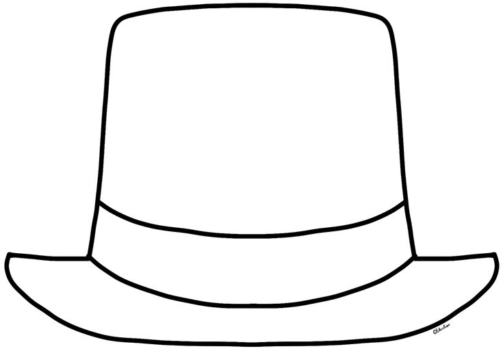 Educlips educasong free blank new year top hat clip art