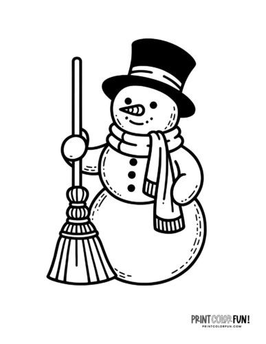 Cool snowman coloring pages plus snowman word search mazes to chill out with at