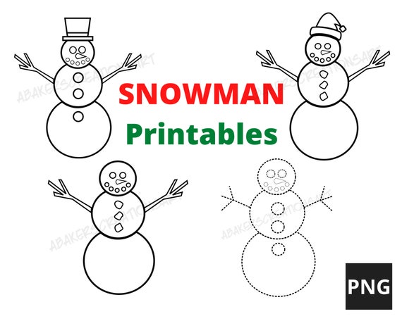 Snowman printable
