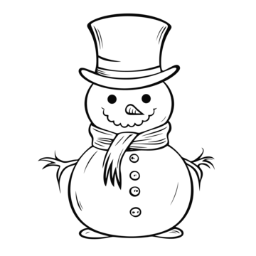 Snowman drawing png vector psd and clipart with transparent background for free download