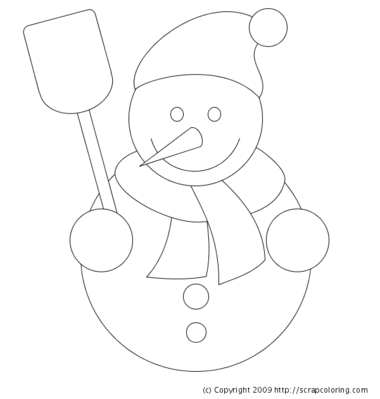 Snowflake coloring page