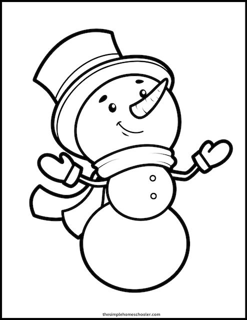 The best cut out and build a snowman printable templates