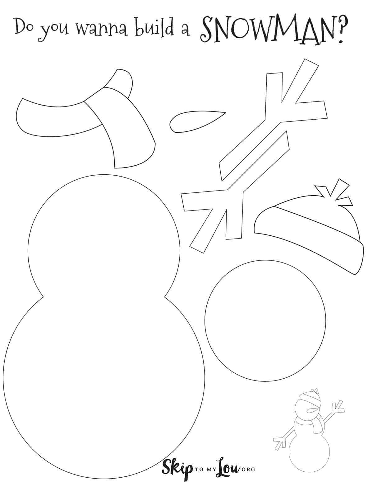 Build a snowman free printable activity snowman coloring pages printable snowman snowman crafts
