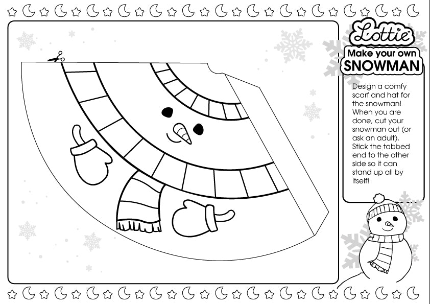Christmas activities make your own snowman cone