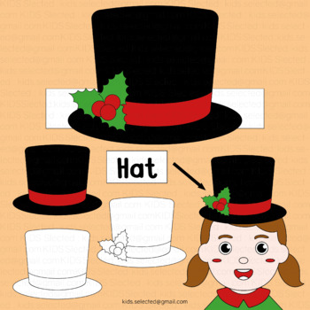 Snowman hat craft christmas headband winter crown coloring activities build art