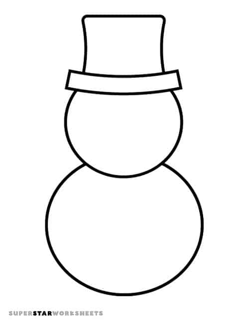 Snowman templates