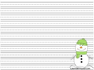 Freebie snowman writing paper snowman writing winter writing paper snowman writing activities