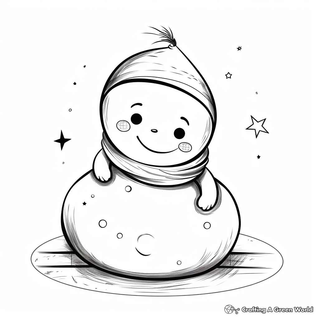 Winter solstice coloring pages